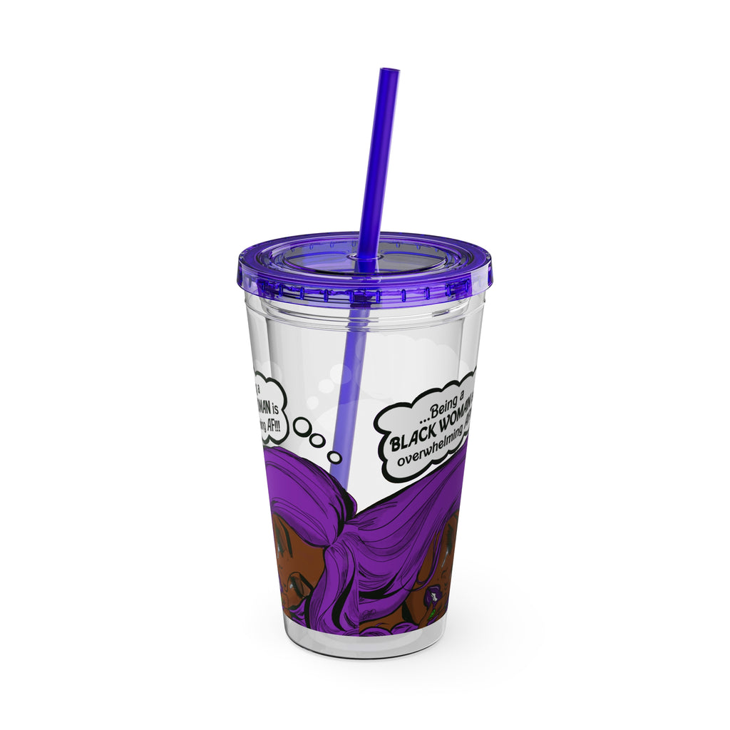 Sunsplash Tumbler with Straw, 16oz