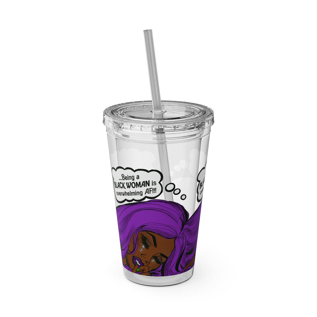 Sunsplash Tumbler with Straw, 16oz