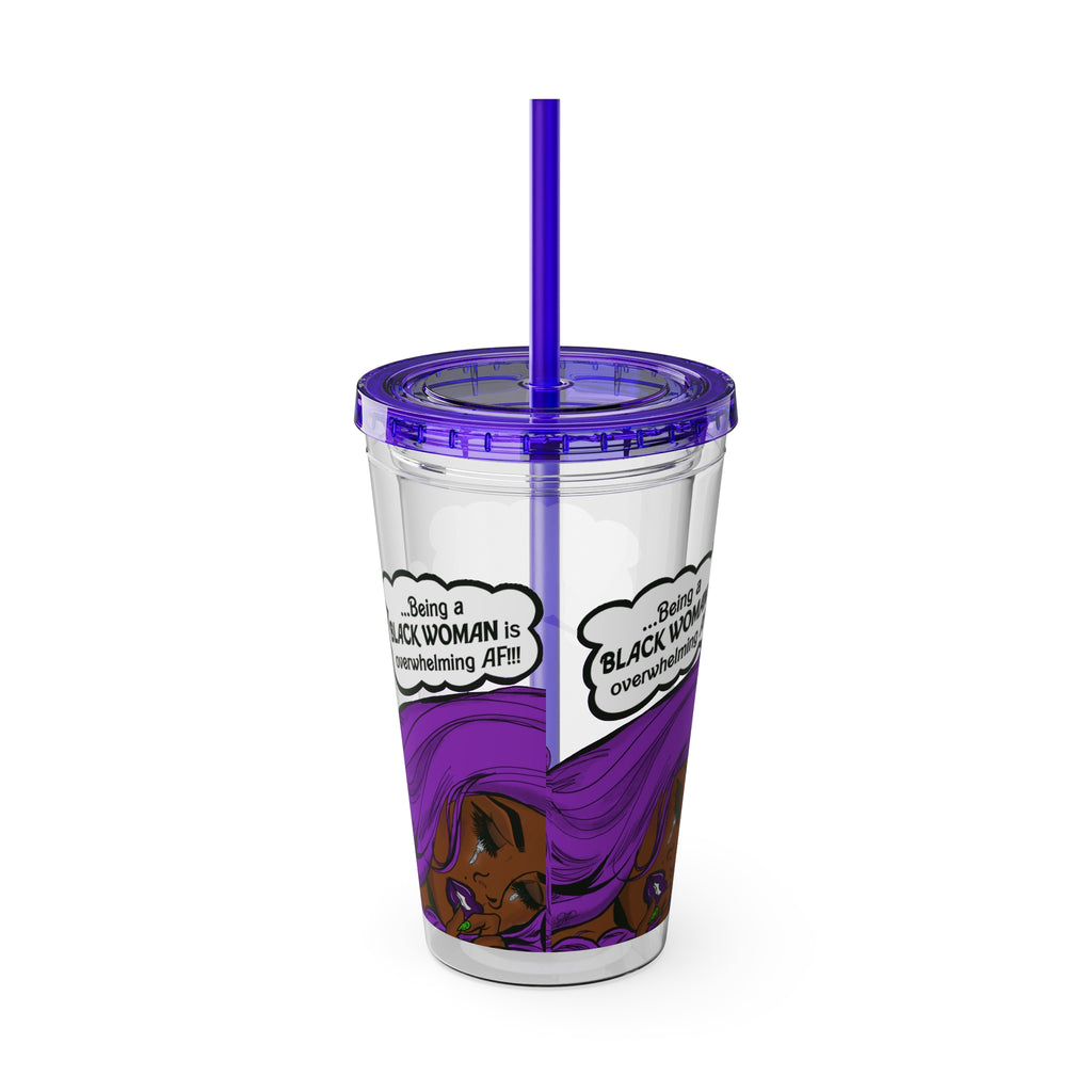 Sunsplash Tumbler with Straw, 16oz