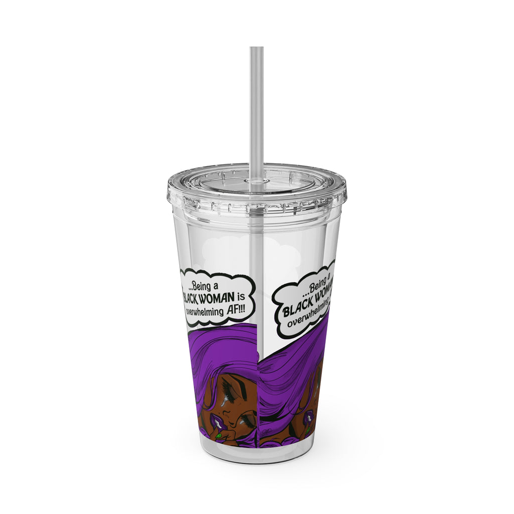 Sunsplash Tumbler with Straw, 16oz