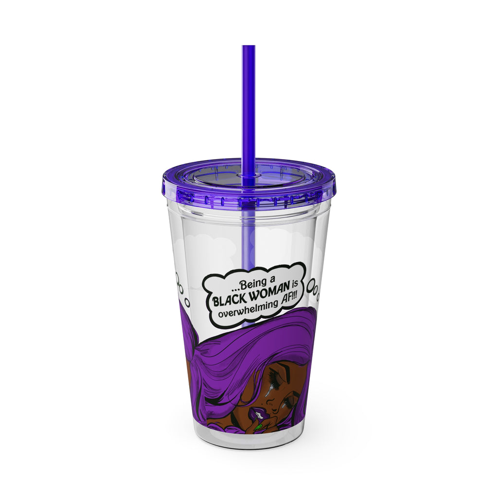 Sunsplash Tumbler with Straw, 16oz