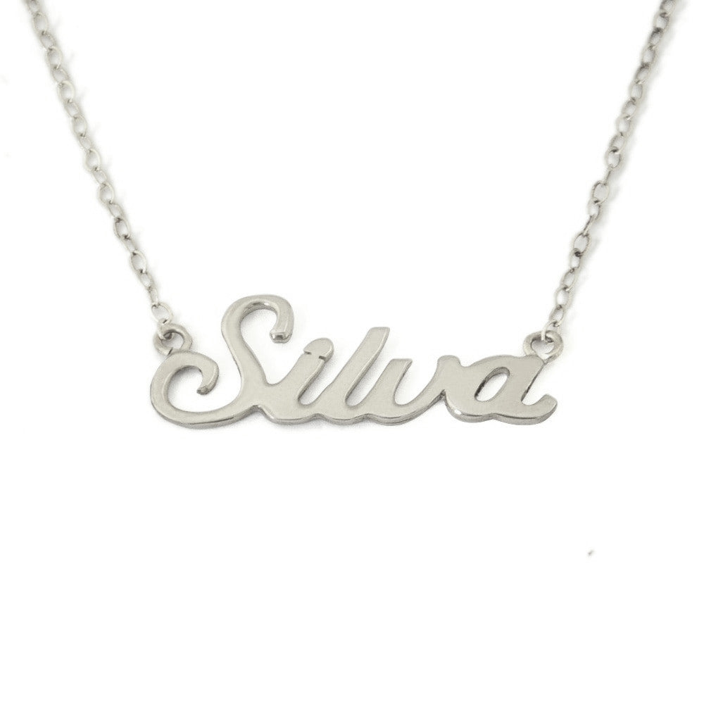 Custom Name Necklace 18k Gold Plated Stainless Steel Personalized