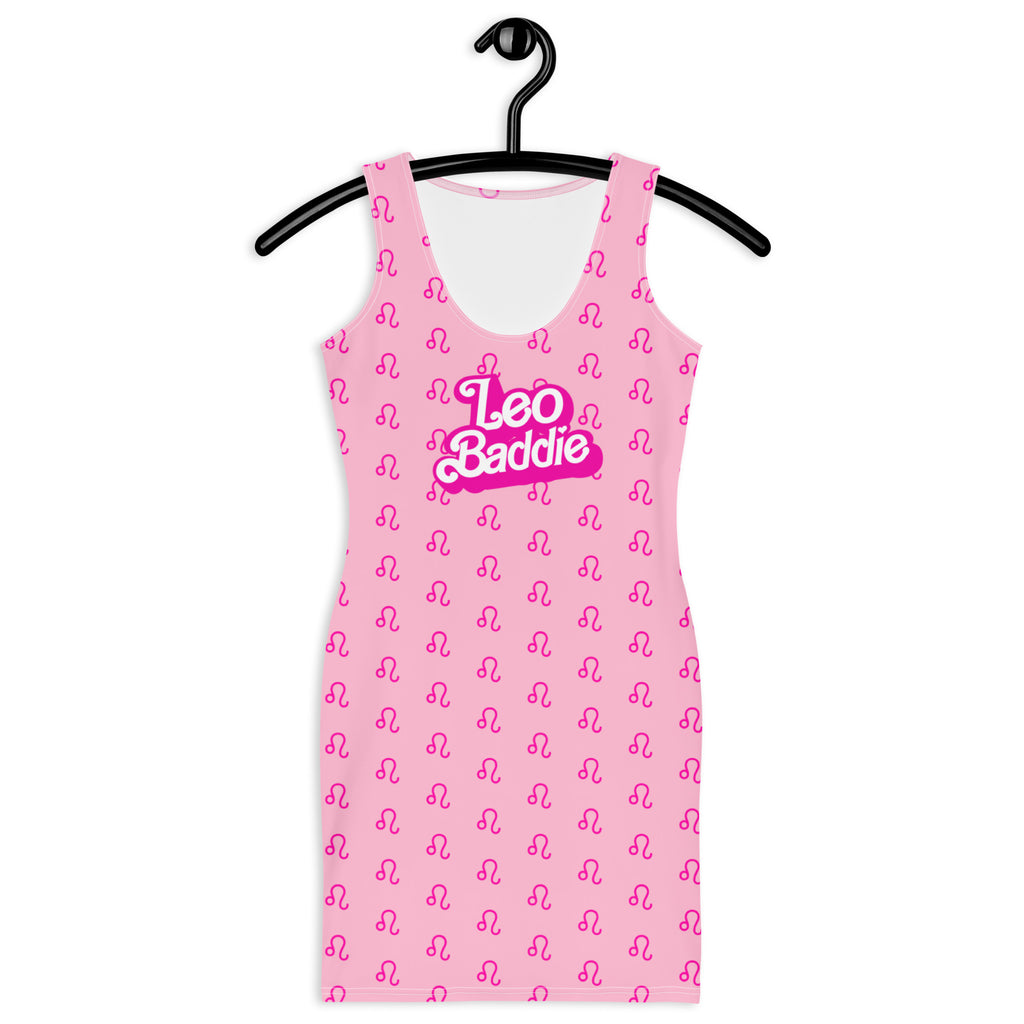 Zodiac Baddie Barbie Font Bodycon Dress