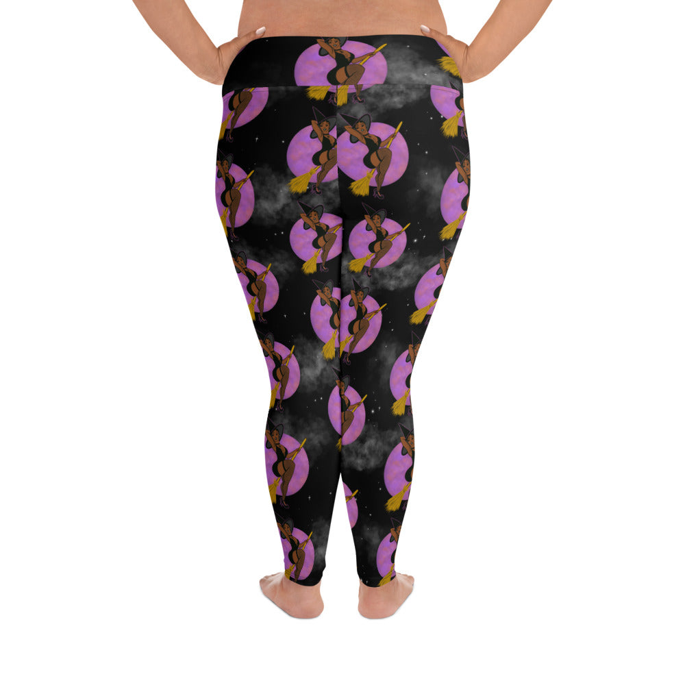 The Baddest Witch Plus Size Leggings