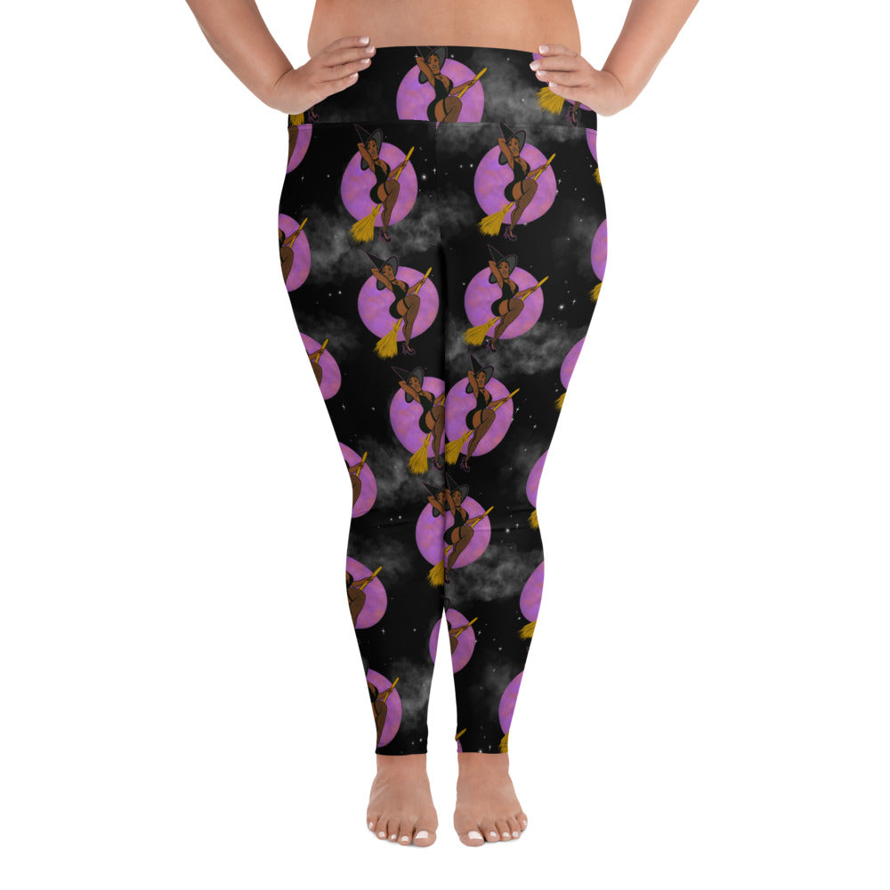 The Baddest Witch Plus Size Leggings