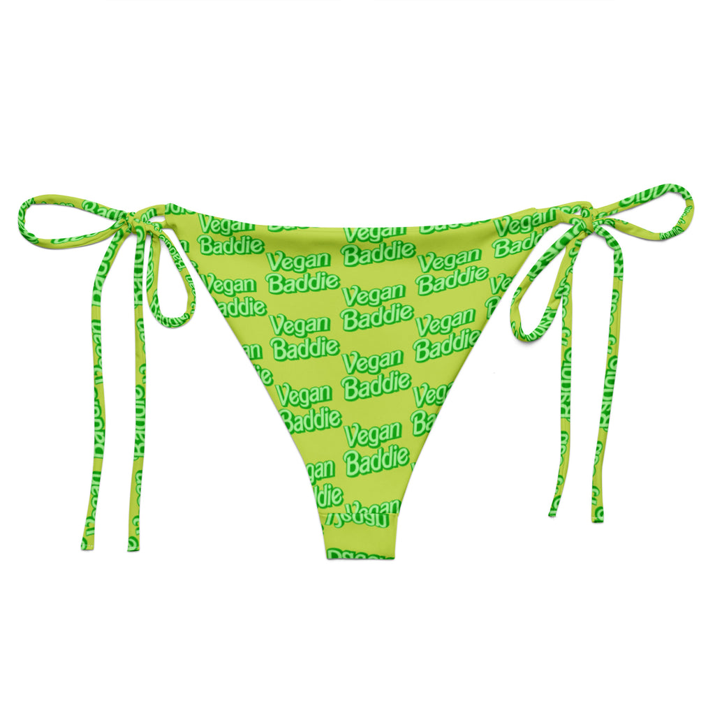 Vegan Baddie recycled string bikini bottom