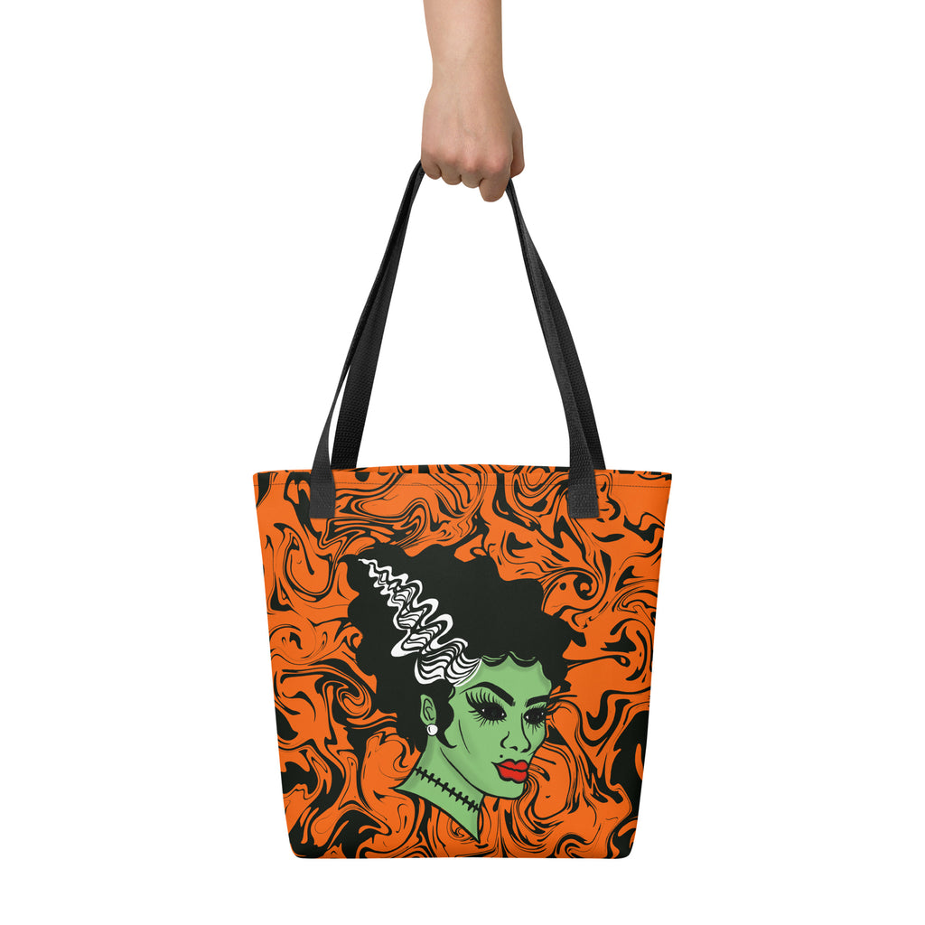 Bride of Frankenstein Halloween Tote bag