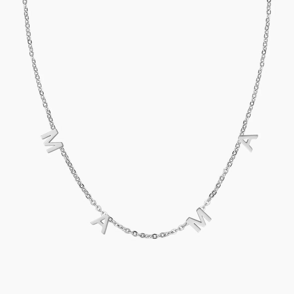 Custom Letter Necklace 18k Gold Plated Hypoallergenic Stainless Steel Personalized Alphabet Name Necklace