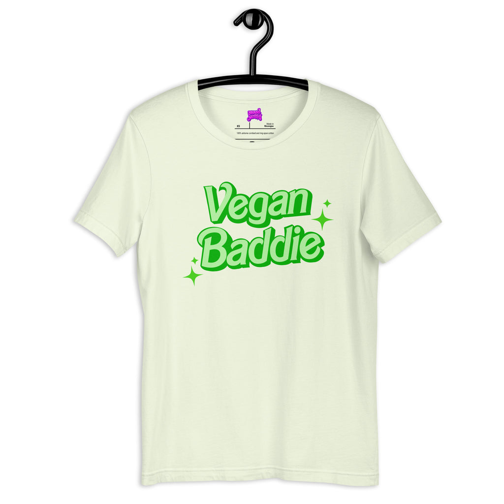 "Vegan Baddie" T-shirt (Unisex size)
