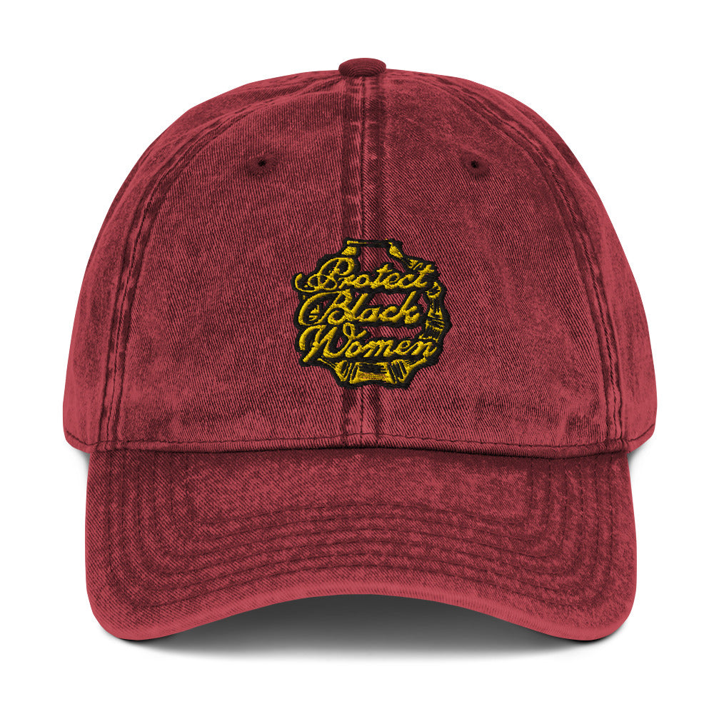 Protect Black Women Vintage Dad Hat