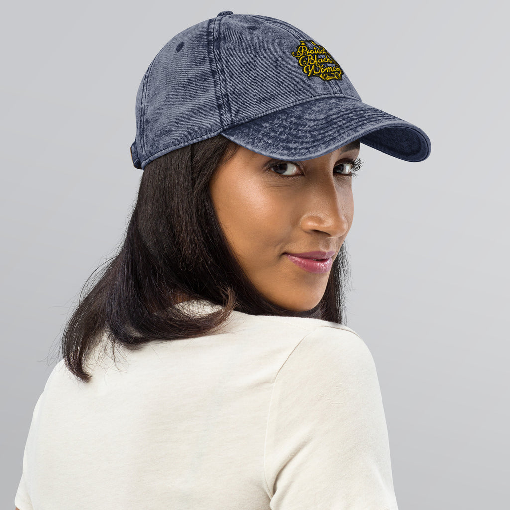 Protect Black Women Vintage Dad Hat