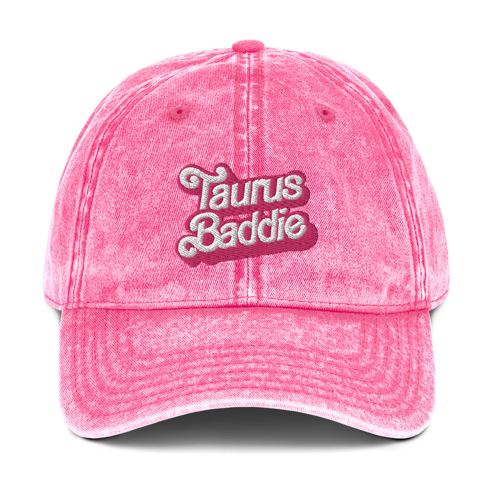 Taurus Baddie Vintage Cotton Twill Cap