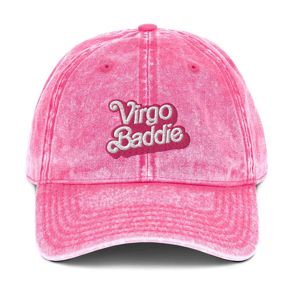 Virgo Baddie Vintage Cotton Twill Cap