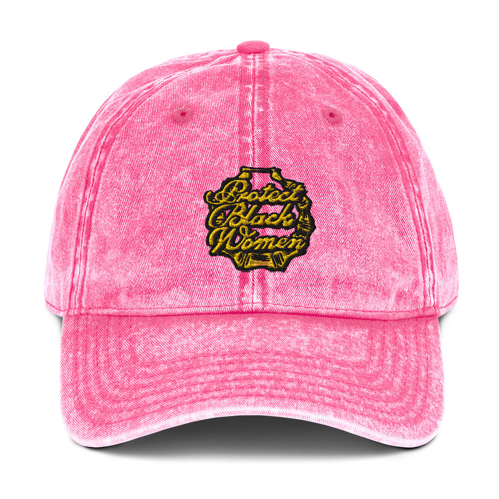 Protect Black Women Vintage Dad Hat