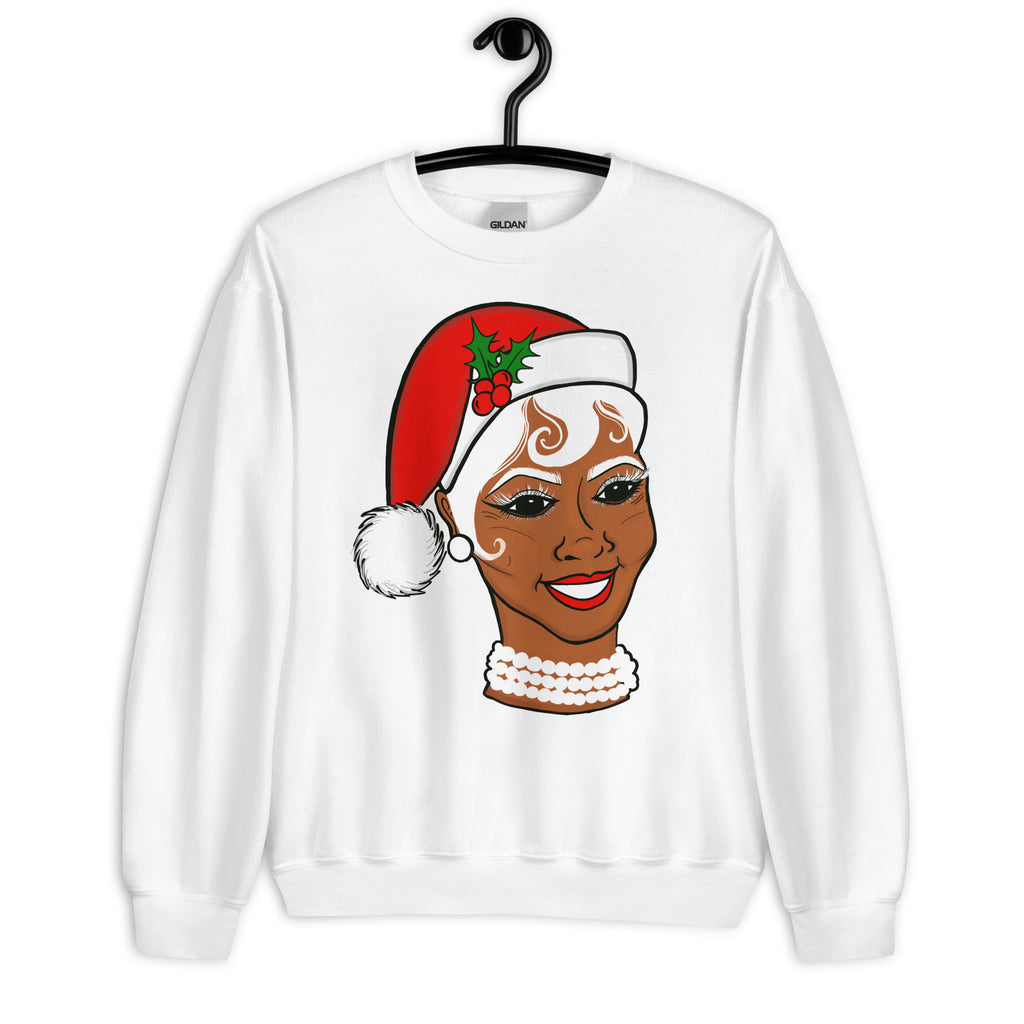 Black Mrs. Claus Holiday Sweatshirt