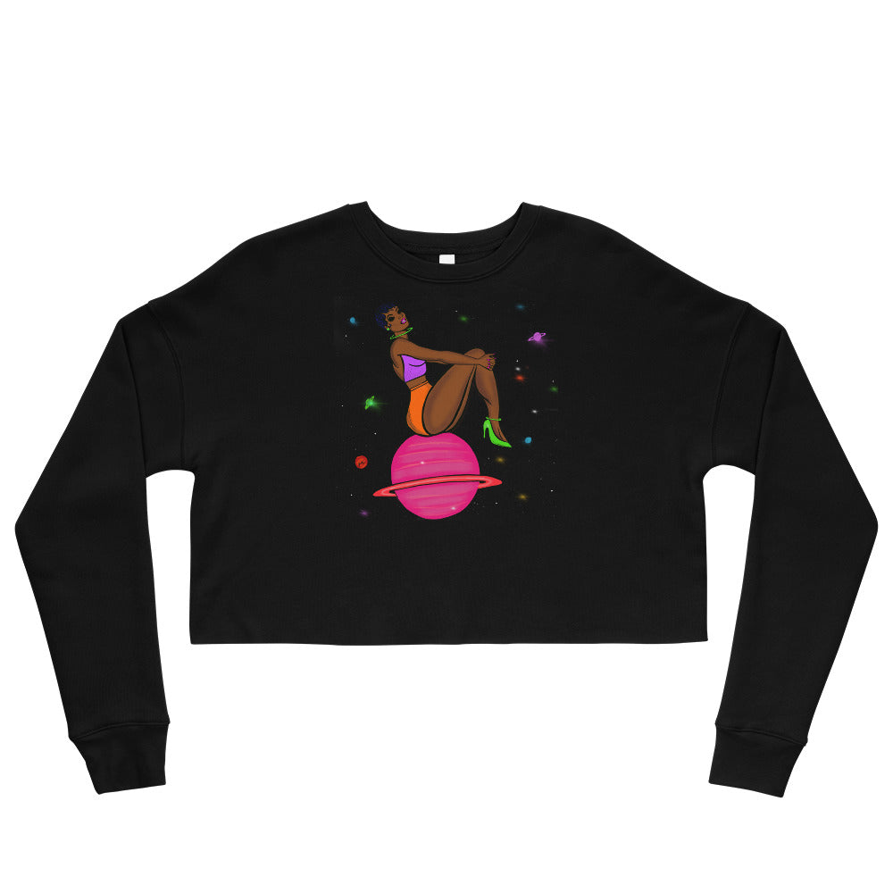 "Queen Nebula" Crop Sweatshirt